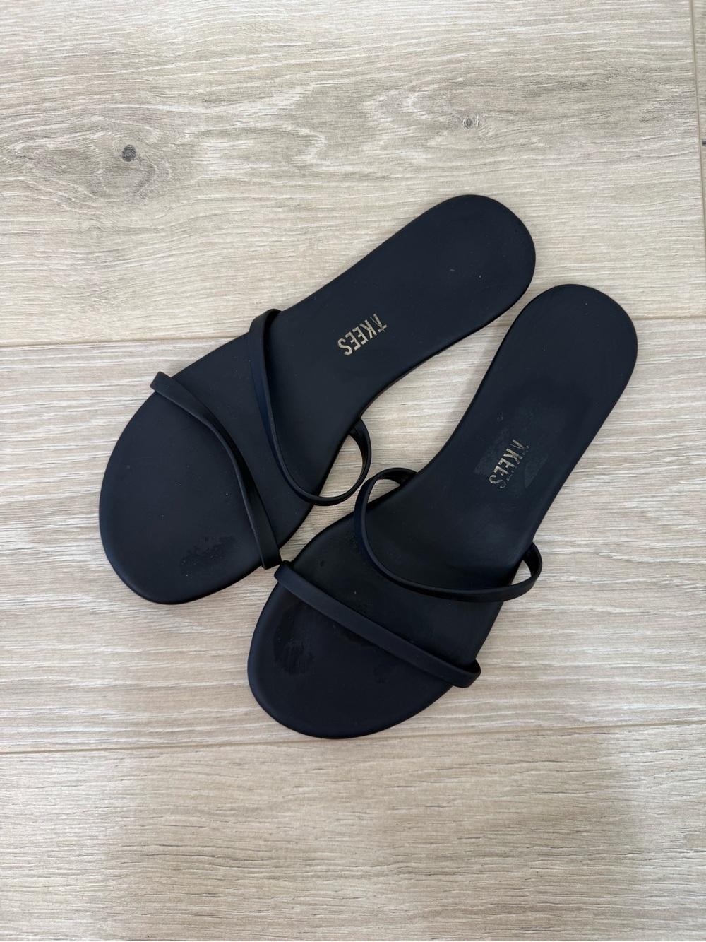 Tkees Black Sandals